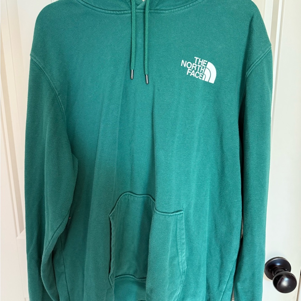 Men’s Green North Face Hoodie Size XL